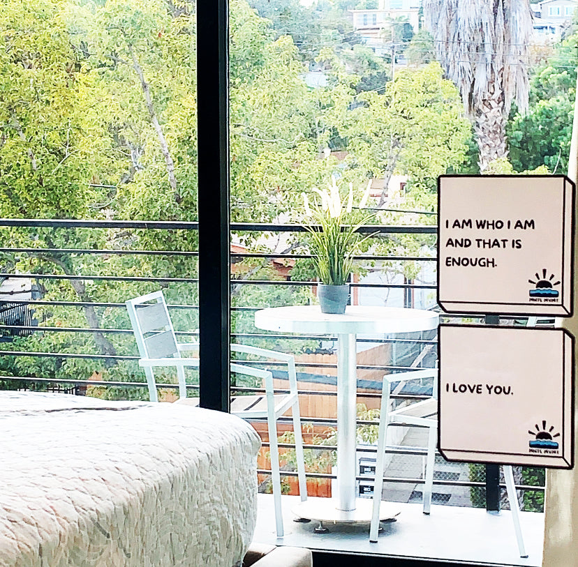 I AM WHO I AM AND THAT IS ENOUGH.